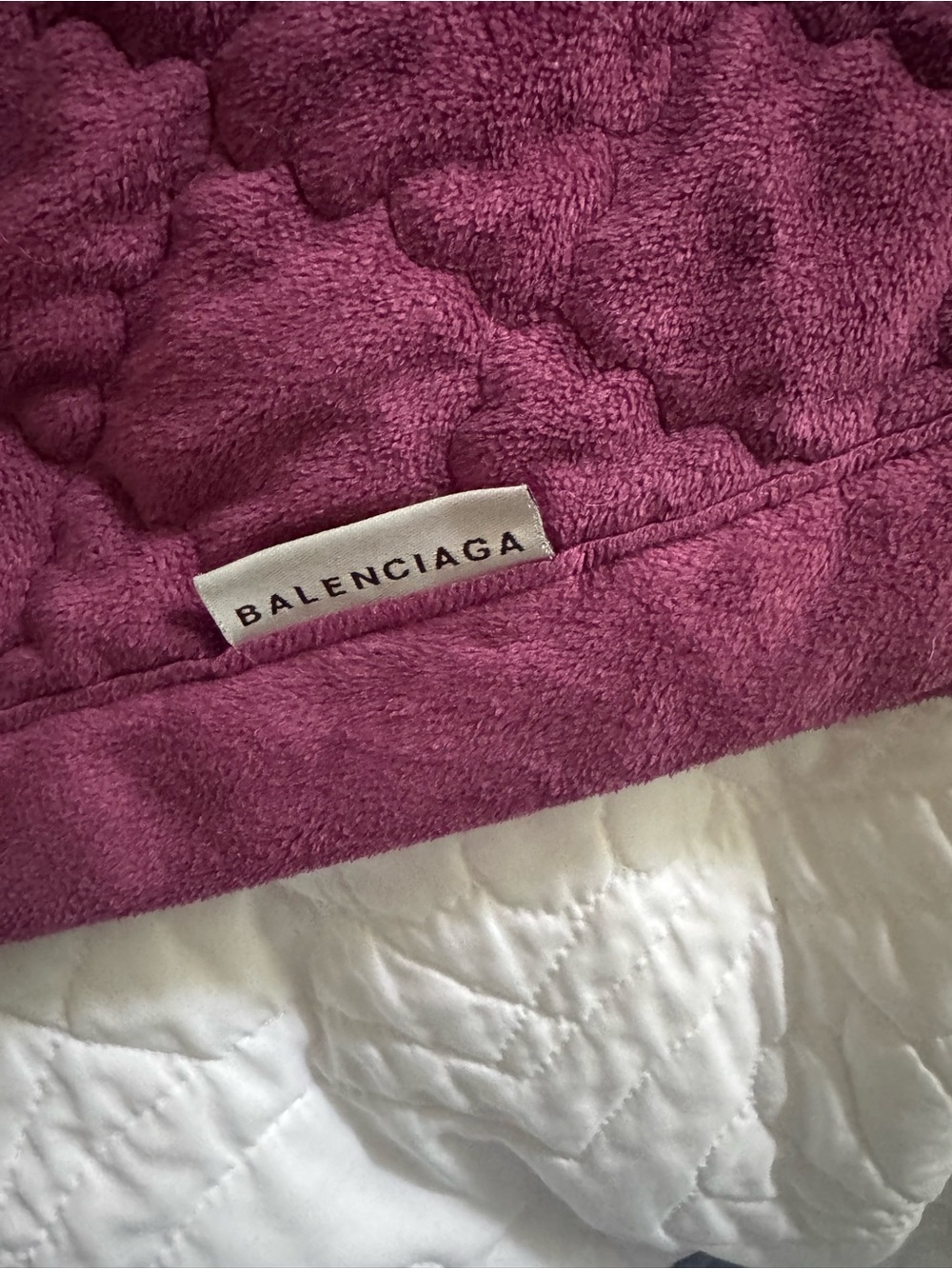 Balenciaga vintage (licensed home bedding) “ throw” blanket.